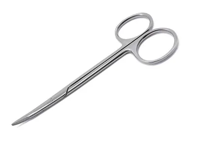 Foarfece de disectie Stevens curbate, varf/varf blunt - 11,5 cm