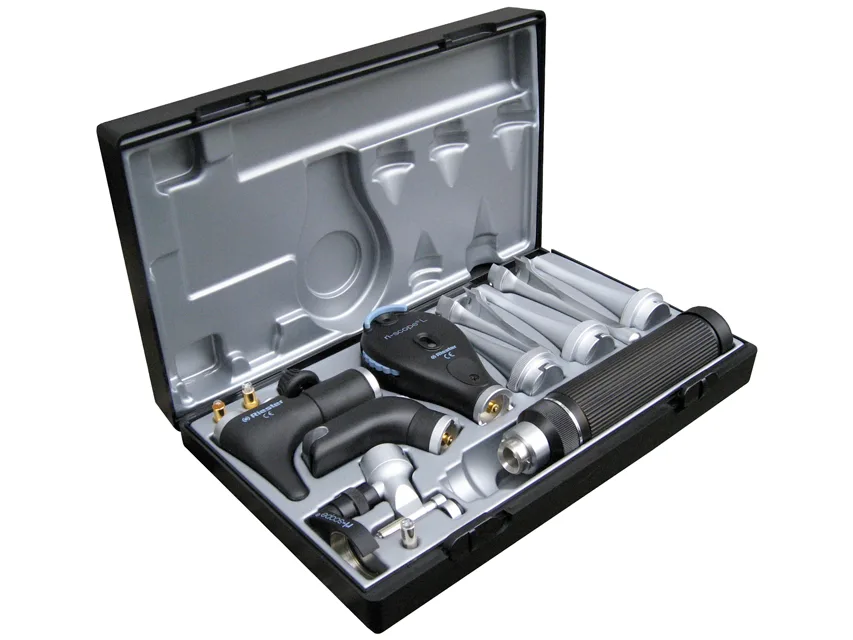Riester VET DELUXE OTO-OPHTHALMO SET HL 2.5V AA-handle - 3869