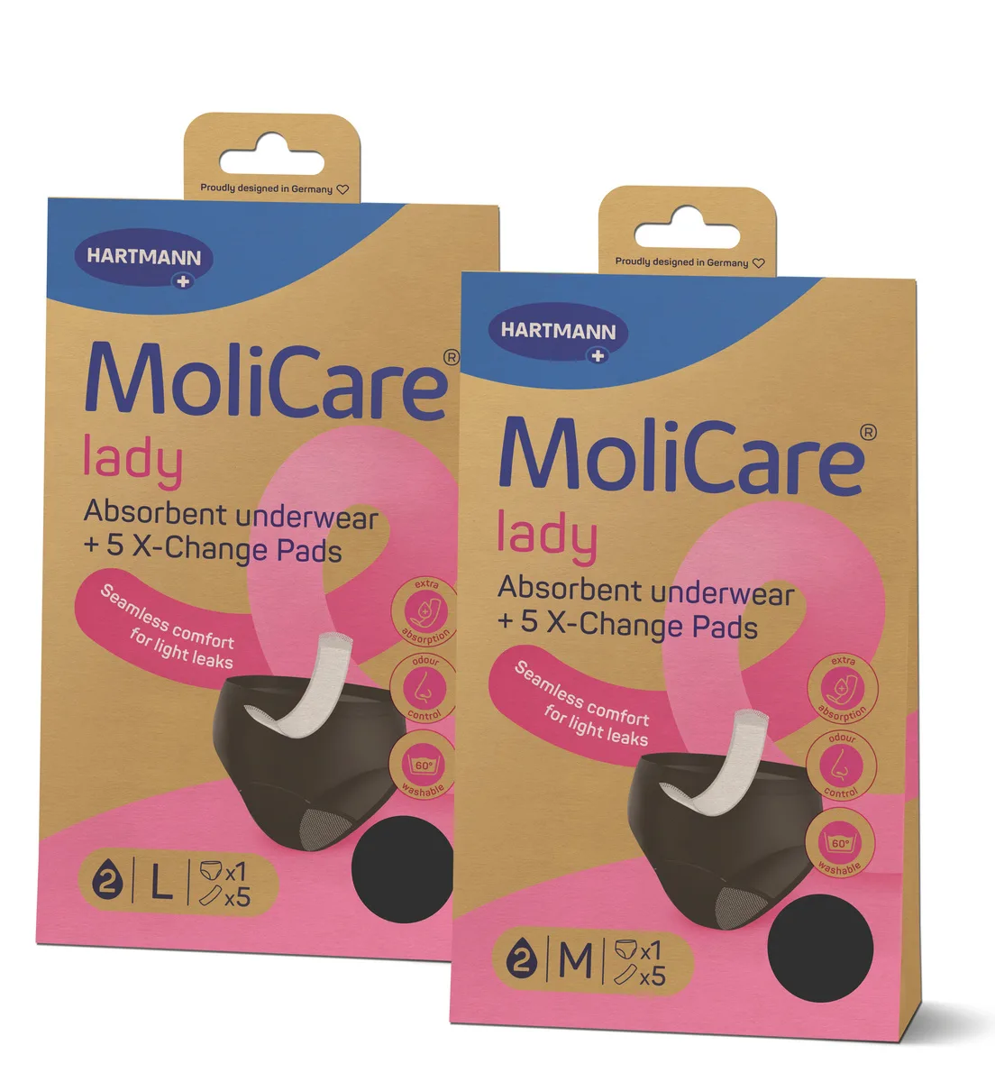 MoliCare absorb underwear+5 Pads lady M