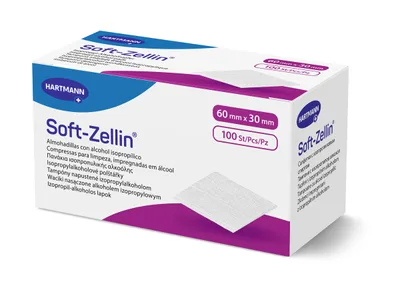 Soft-Zellin Tampoane cu alcool izopropilic
