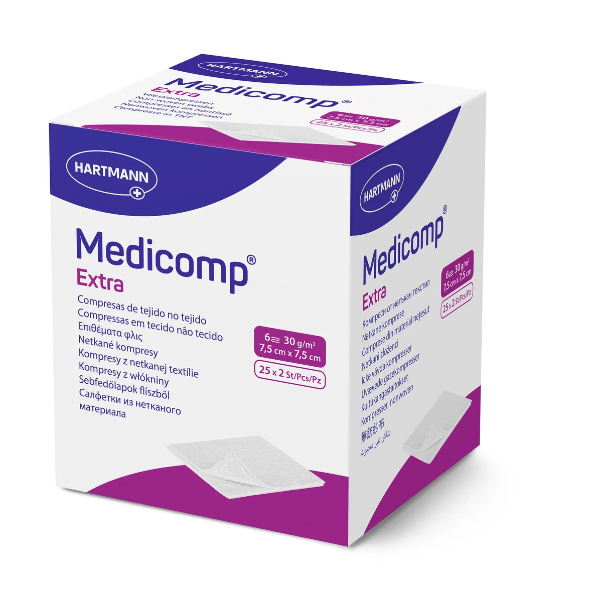 Medicomp Extra sterile, 6 straturi 5 x 5cm