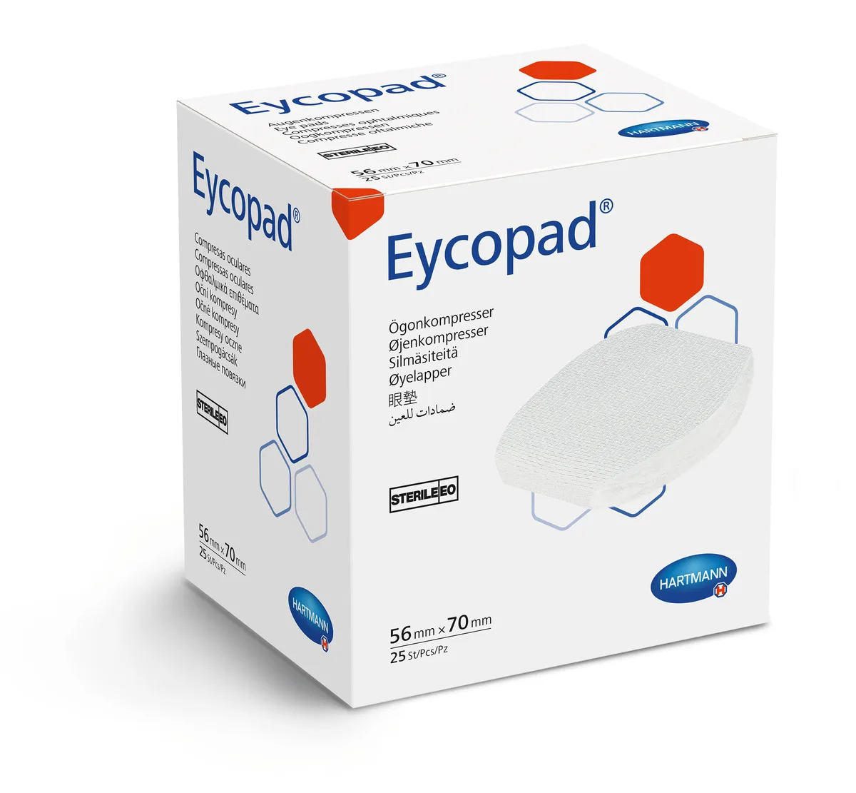 Eycopad Eye sterile 70 x 85mm
