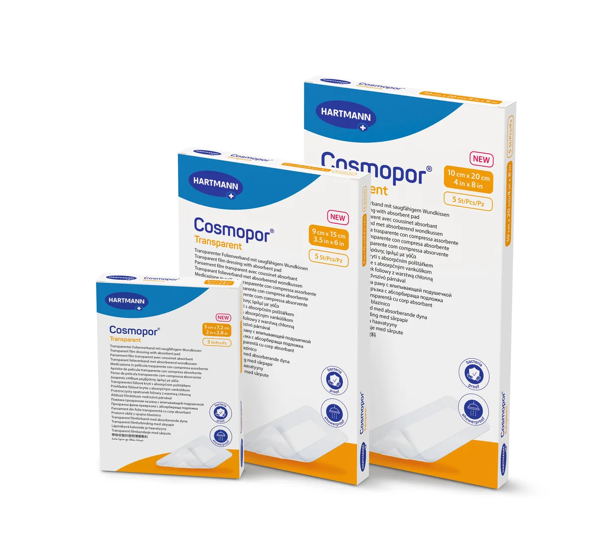 Cosmopor transparent 10 x 25cm